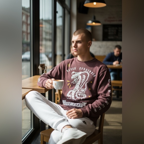 Never Surrender Live Fast Fifth Sun Long Sleeve Shirt Thermal Men Medium - Picture 2 of 5